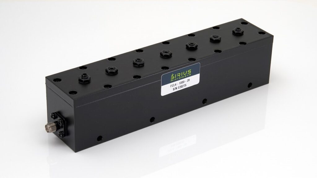 Bandwidths from 1 to 35% of Center Frequency 3 to 20+ Resonant Sections High “Q” Response Low Insertion Loss High Power Small Package Multiple Connector Styles